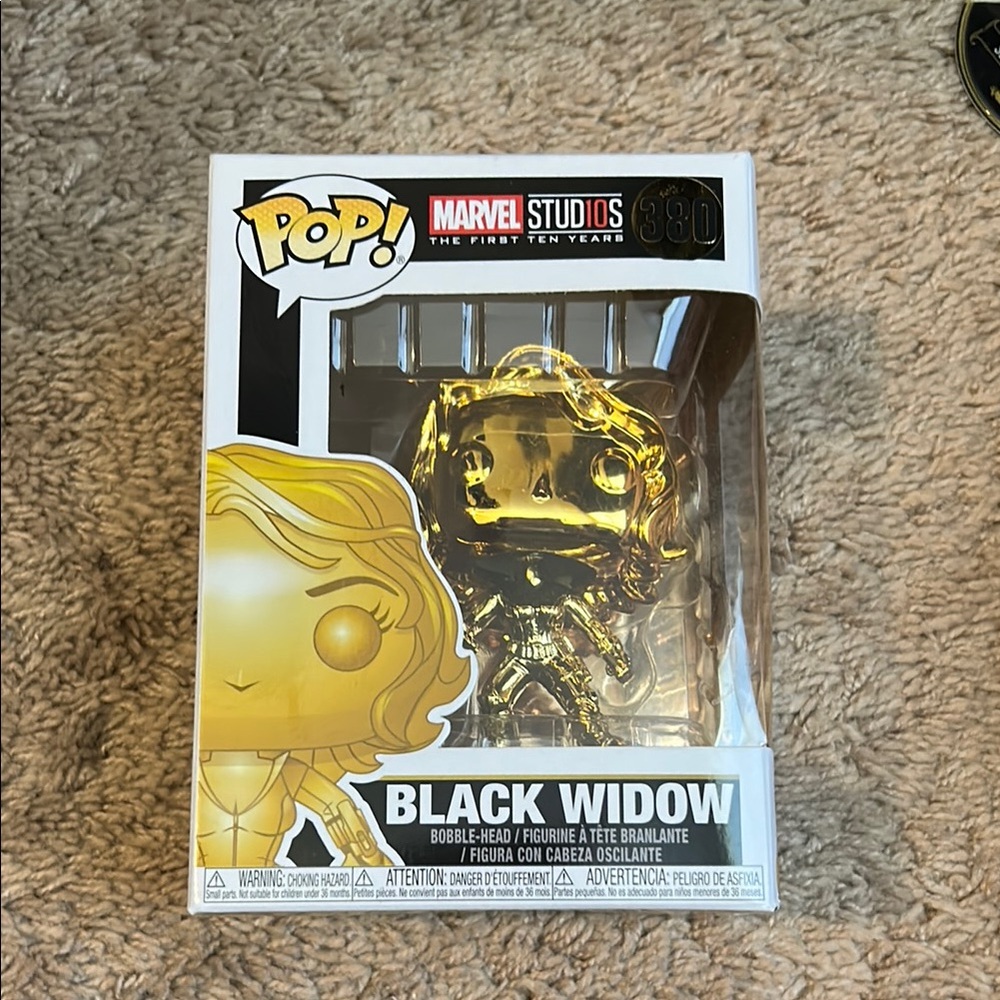 Black Widow Gold Funko Pop figure